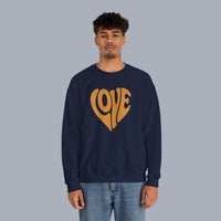Crewneck Sweatshirt — Retro Heart 