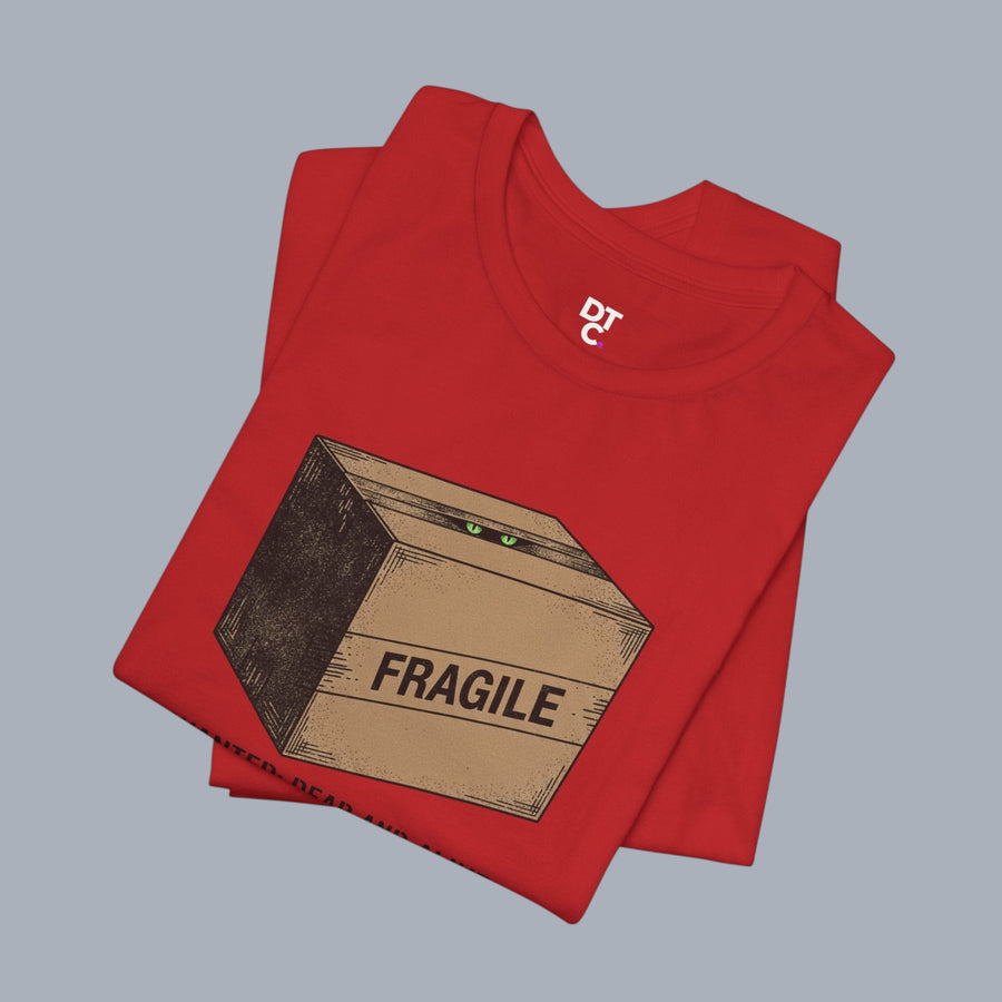 Fragile Box Tee — "Fragile: Wanted: Dead and Alive" Graphic T-Shirt alternate view 23