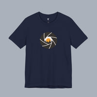 Camera Aperture Mountain T-Shirt — Photography & Outdoor Adventure Tee alternate view 5