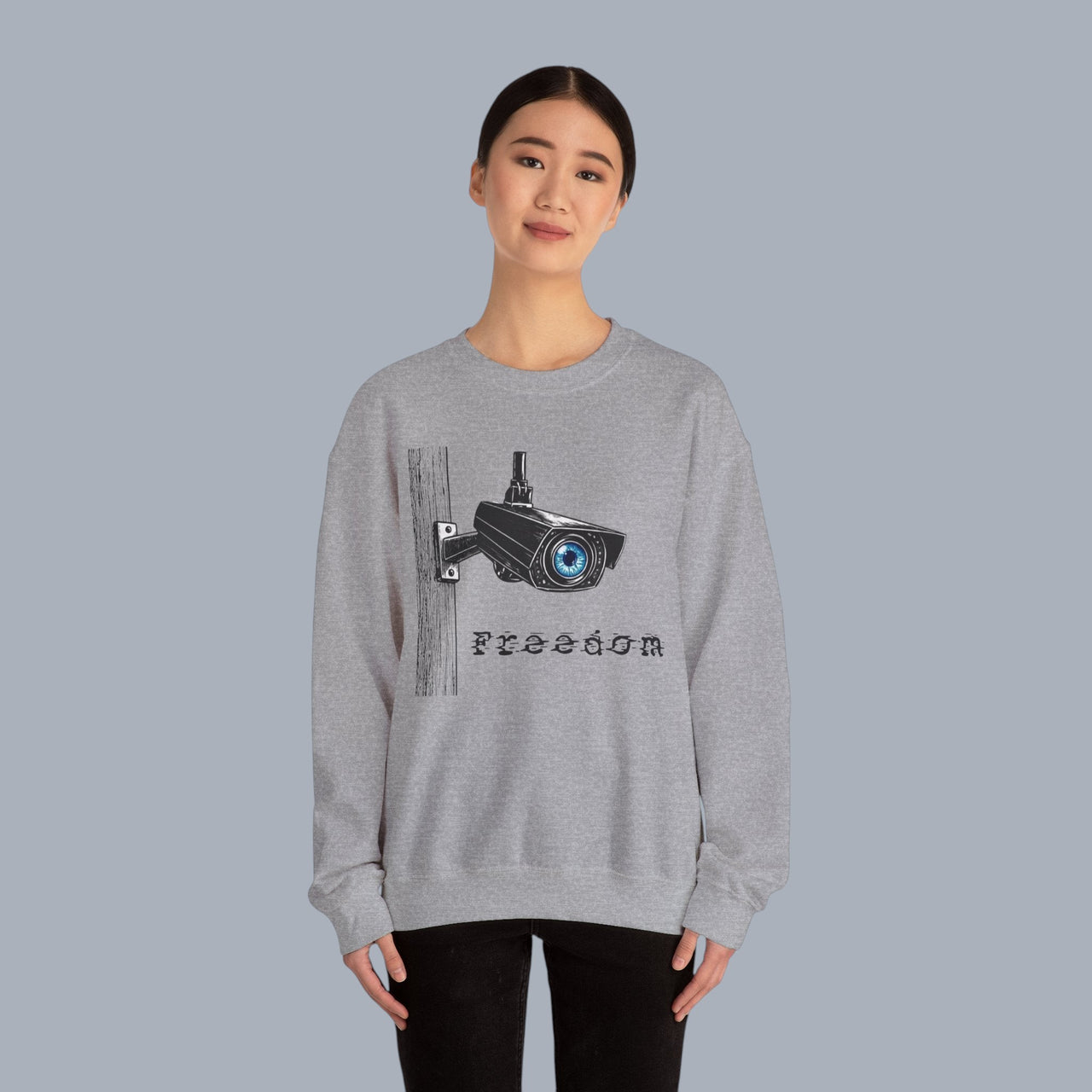 Freedom Surveillance Camera Crewneck Sweatshirt alternate view 16