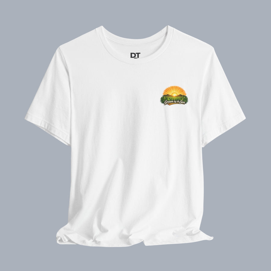 Grown by the Sun Tee — Sunrise Farming Graphic T-Shirt