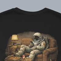 Not Built For This Timeline T‑Shirt — Astronaut Relaxing Graphic Tee alternate view 8