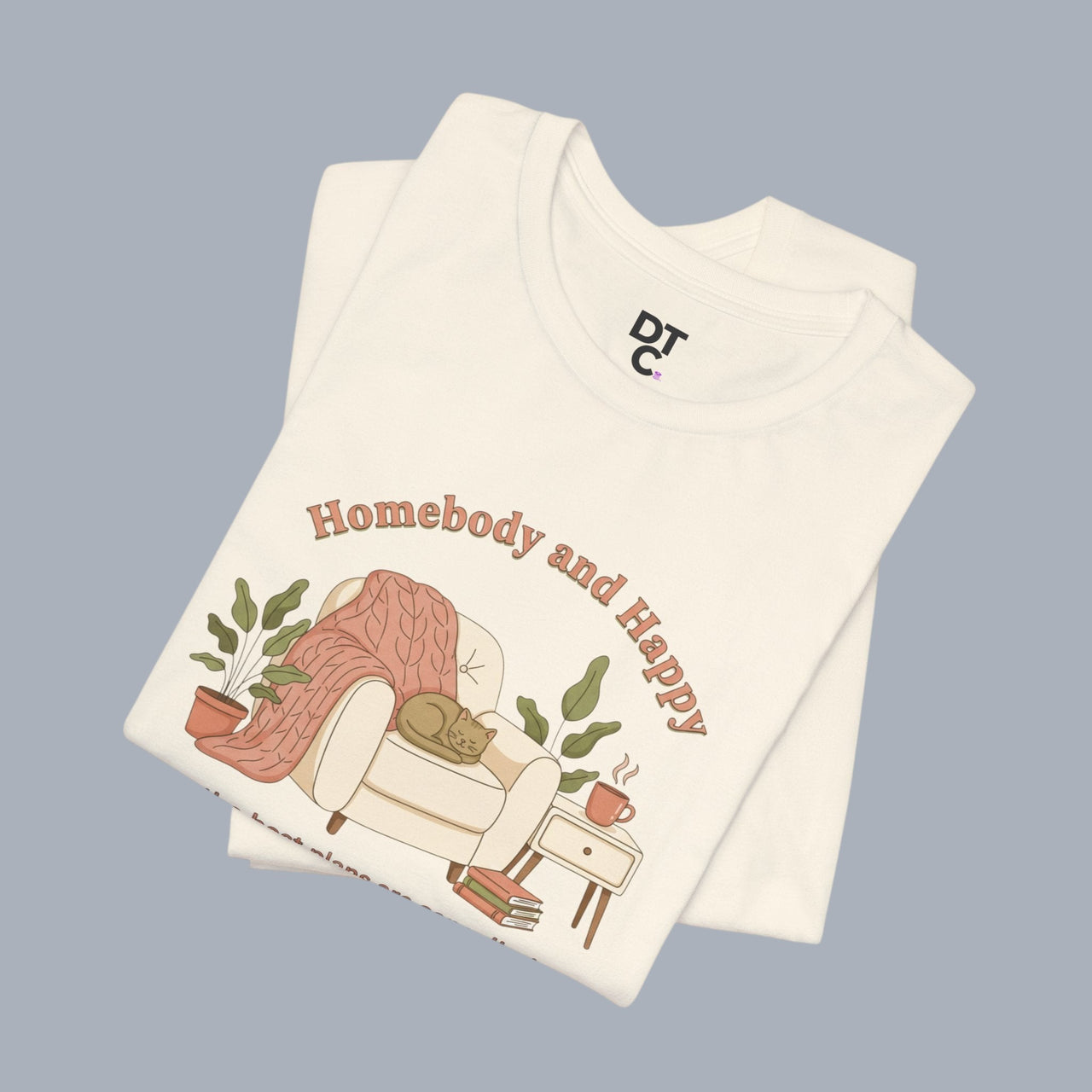 Homebody and Happy Tee | homebody, nesting hygge aesthetic