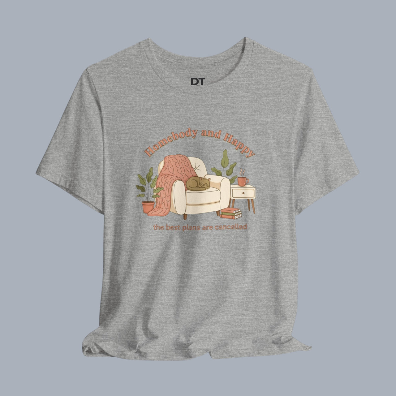 Homebody and Happy Tee | homebody, nesting hygge aesthetic