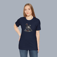 Surveillance Pigeon Cityscape Tee — Urban Bird Graphic T-Shirt alternate view 20