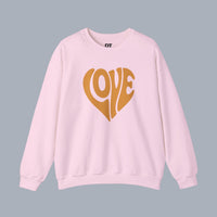 Crewneck Sweatshirt — Retro Heart 