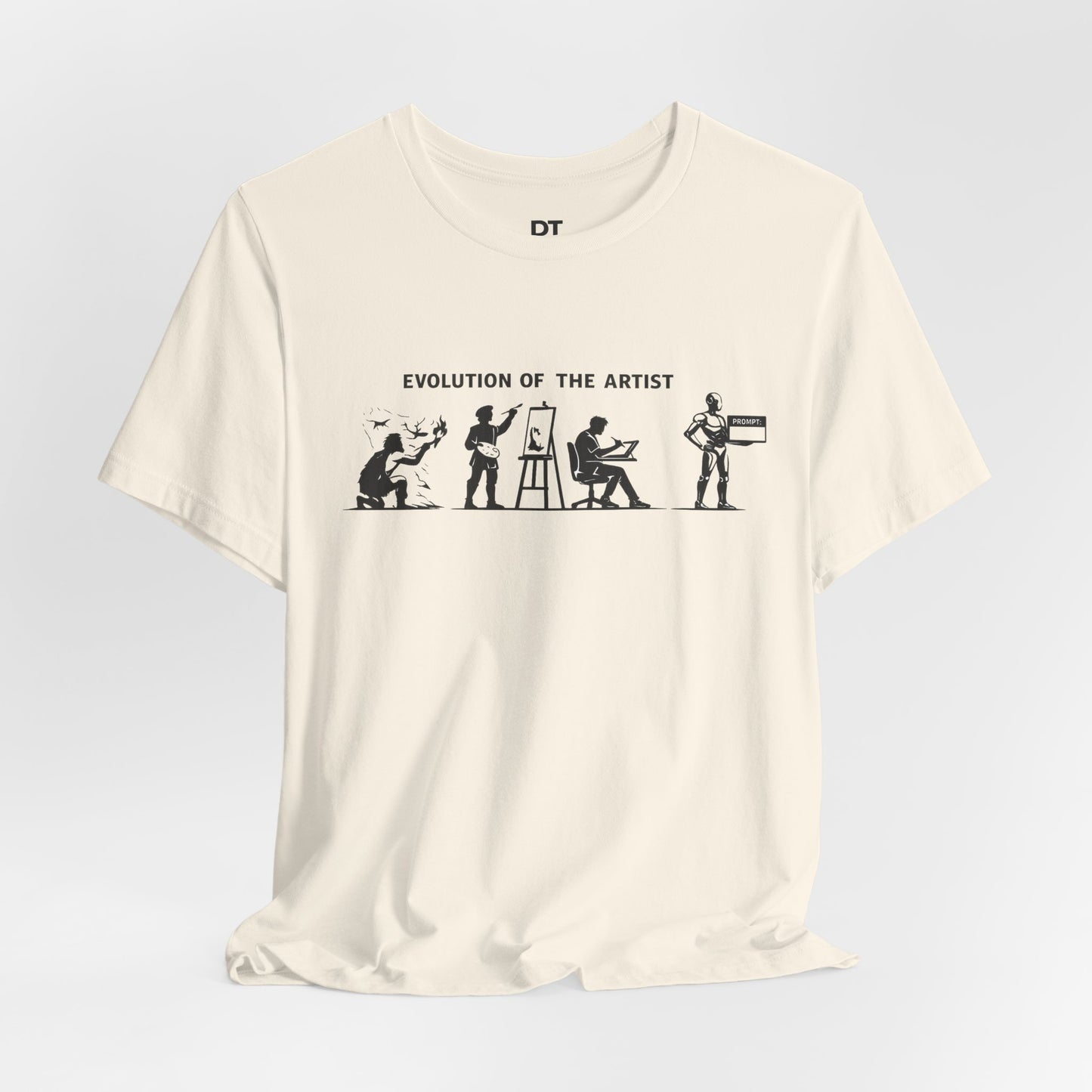 Artist Evolution T-Shirt – “Evolution of the Artist” Graphic Tee product photo