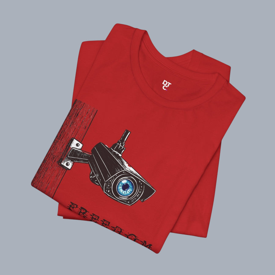 Surveillance Camera 'Freedom' Graphic T-Shirt alternate view 7