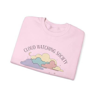 Cloud Watching Society Sweatshirt — Cozy Retro Pastel Crewneck alternate view 7
