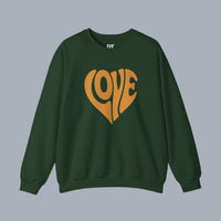 Crewneck Sweatshirt — Retro Heart 