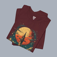 Vintage Telescope Tee — Vintage Space Adventure T‑Shirt