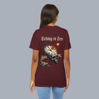Ticking to Zero Skull Clock T-Shirt