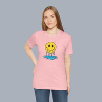 Melting Smile T-Shirt — Drip Smiley Graphic Tee