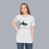 Surveillance Camera 'Freedom' Graphic T-Shirt alternate view 11