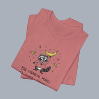 Funny Raccoon Tee — “Big Financial Moves (I secured a banana)” Graphic T-Shirt alternate view 18