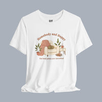 Homebody and Happy Tee | homebody, nesting hygge aesthetic