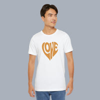 Love Heart Tee — Retro 70s Groove Graphic T-Shirt