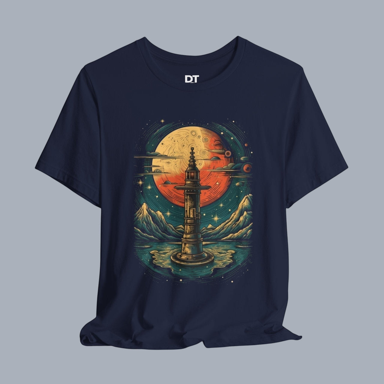 Vintage Telescope Tee — Vintage Space Adventure T‑Shirt