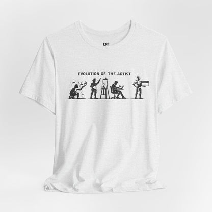 Artist Evolution T-Shirt – “Evolution of the Artist” Graphic Tee alternate view 4