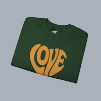Crewneck Sweatshirt — Retro Heart 