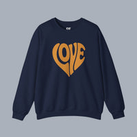 Crewneck Sweatshirt — Retro Heart 