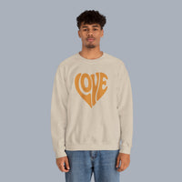 Crewneck Sweatshirt — Retro Heart 