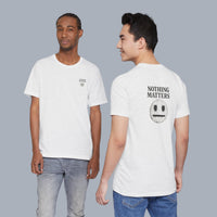 Nothing Matters Tee - Grunge Smiley Graphic T-Shirt alternate view 11