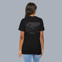 Venice Beach Map T‑Shirt — Minimal Coastal Map Graphic Tee