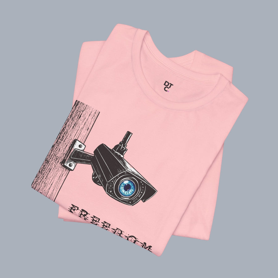 Surveillance Camera 'Freedom' Graphic T-Shirt alternate view 20