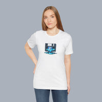 Retro Floppy Disk Tee — Melting 90s Tech Graphic T-Shirt alternate view 7