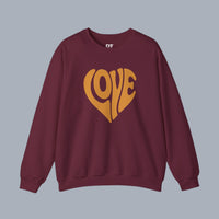 Crewneck Sweatshirt — Retro Heart 