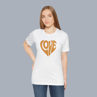 Love Heart Tee — Retro 70s Groove Graphic T-Shirt