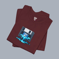 Retro Floppy Disk Tee — Melting 90s Tech Graphic T-Shirt alternate view 20