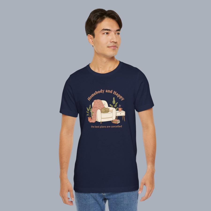 Homebody and Happy Tee | homebody, nesting hygge aesthetic