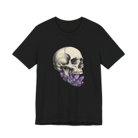 Skull with Purple Crystals Tee — Gothic Skull Crystal T‑Shirt alternate view 8