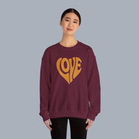 Crewneck Sweatshirt — Retro Heart 