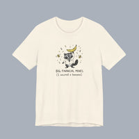 Funny Raccoon Tee — “Big Financial Moves (I secured a banana)” Graphic T-Shirt alternate view 19