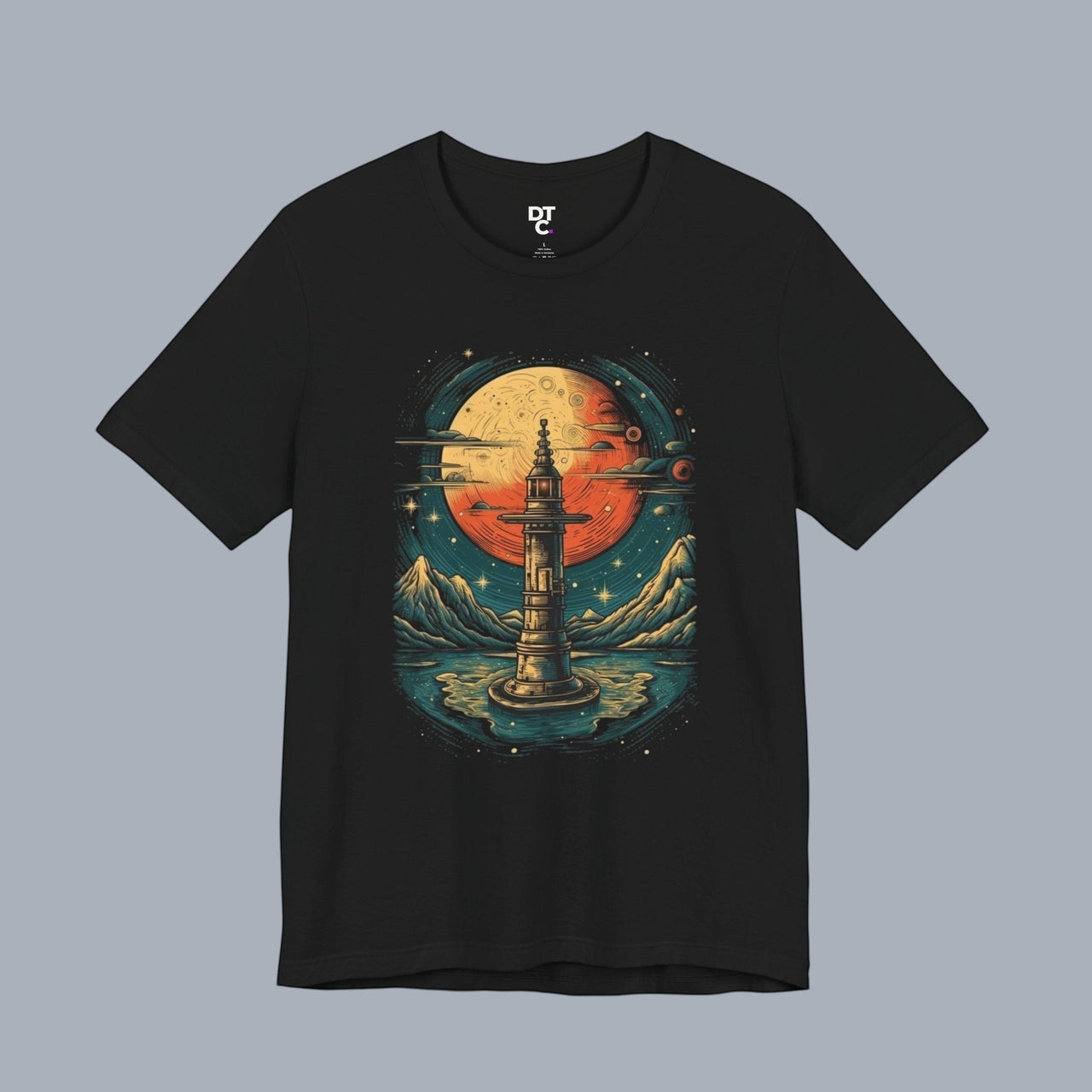Vintage Telescope Tee — Vintage Space Adventure T‑Shirt