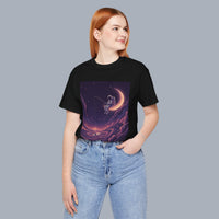 Astronaut Moon Fishing T‑Shirt — Dreamy Cosmic Scene Graphic Tee alternate view 9