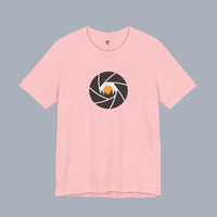 Camera Aperture Mountain T-Shirt — Photography & Outdoor Adventure Tee alternate view 7