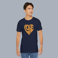 Love Heart Tee — Retro 70s Groove Graphic T-Shirt