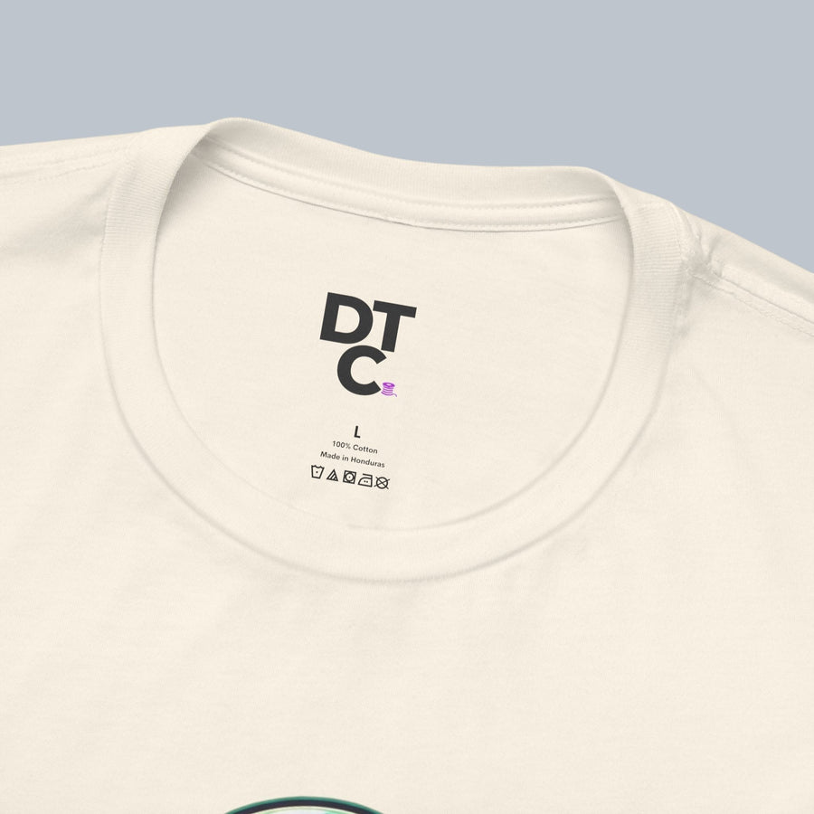 Out of This World UFO Tee — Alien Abduction Cannabis Plant Graphic T-Shirt