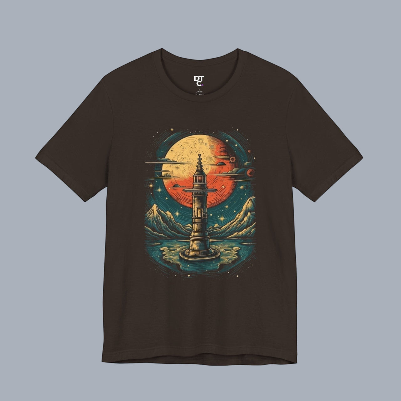 Vintage Telescope Tee — Vintage Space Adventure T‑Shirt