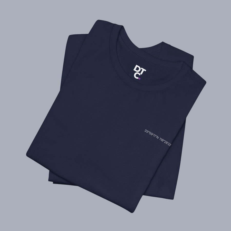 Venice Beach Map T‑Shirt — Minimal Coastal Map Graphic Tee