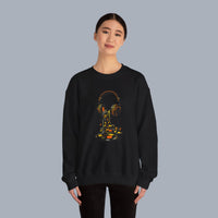 Music Lover Sweatshirt — Melting Headphones Vinyl DJ Crewneck