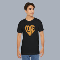 Love Heart Tee — Retro 70s Groove Graphic T-Shirt