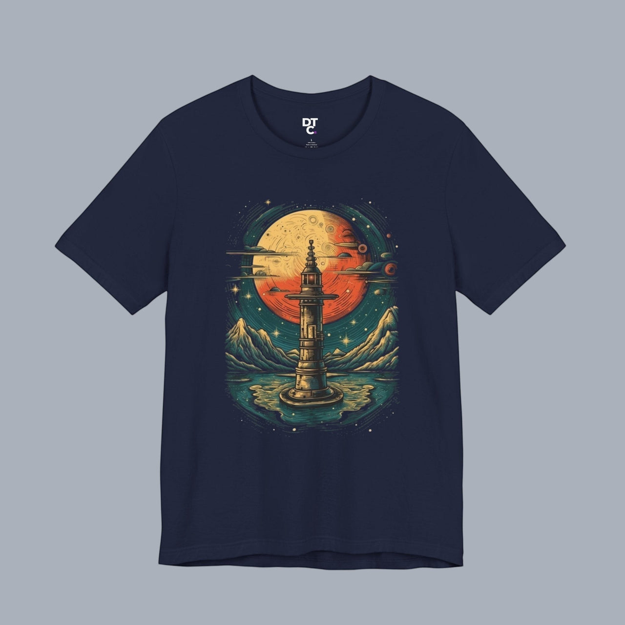 Vintage Telescope Tee — Vintage Space Adventure T‑Shirt