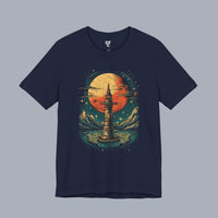 Vintage Telescope Tee — Vintage Space Adventure T‑Shirt