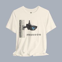 Surveillance Camera 'Freedom' Graphic T-Shirt alternate view 4