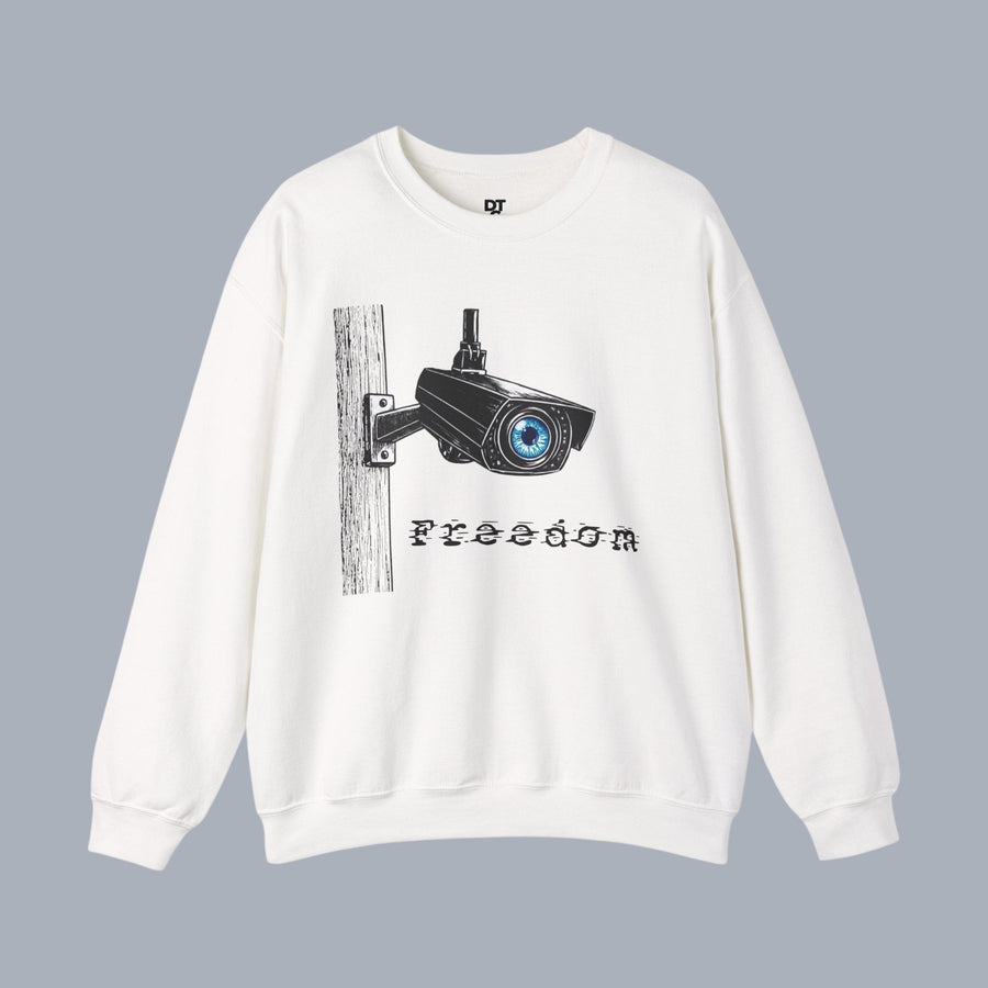 Freedom Surveillance Camera Crewneck Sweatshirt alternate view 2